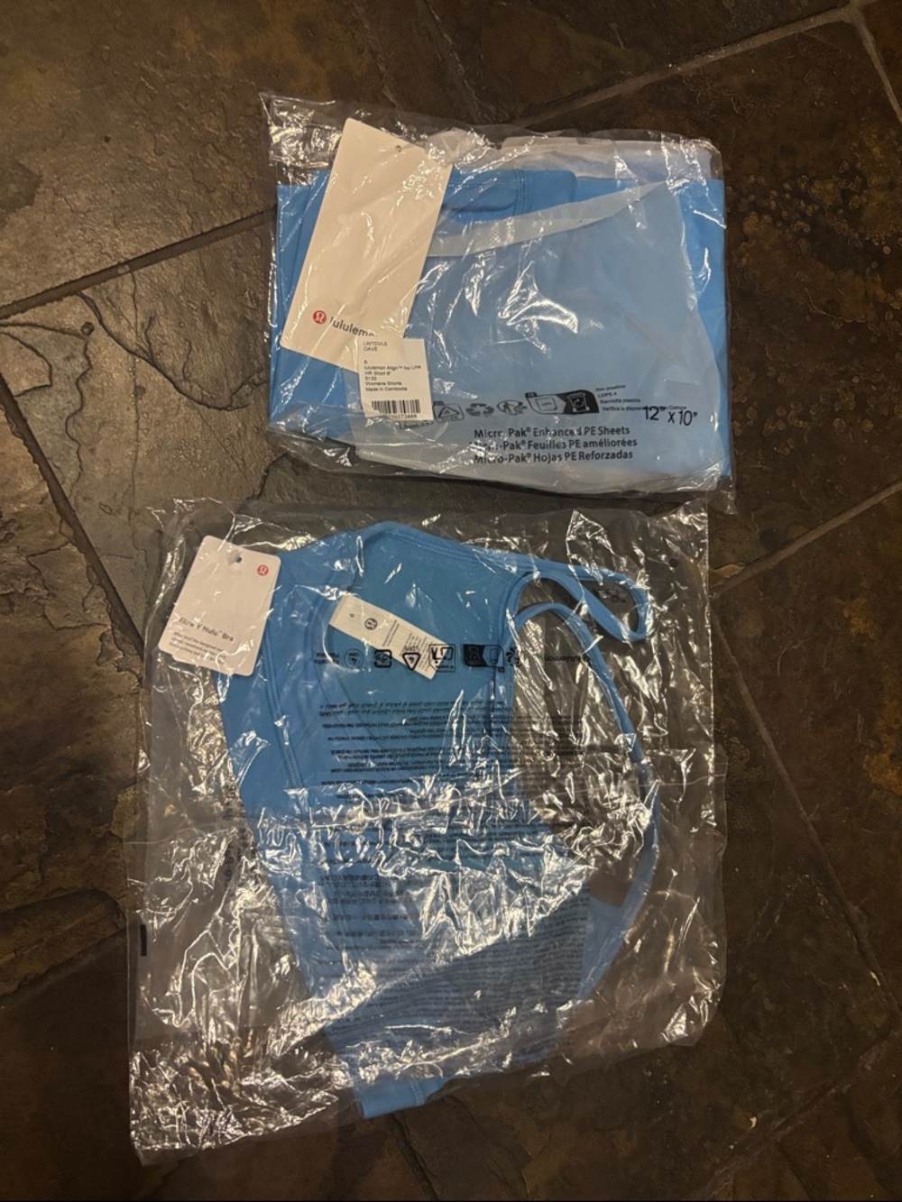 Lulu lemon bra and panties size 6 brand new